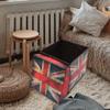 HYTROVE British Flag Storage Ottoman Folding Stool for Bedroom Study Room view 4