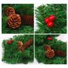 ariarly 9FT LED Christmas Garland Decorations Pre lit Artificial Christmas Wreaht Xmas Rattan Door Hanger for Fireplace Windows and Garden Home Stairs Fireplace view 2
