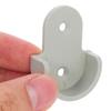 ULDIGI 30pcs Plastic Closet Pole Socket Brackets for Wardrobe Rod Support Shower Curtain Rod Holder End Supports for Clothes Hanging view 4