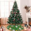 Christmas Tree Skirt Christmas Cat Christmas Xmas Winter Tree Skirts 36" Inch for Holiday Party Indoor Outdoor Ornaments Decorations view 2