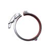 AMZLMPKNTW Adjustable Pipe Clamp Hose Quick Release Round Duct Barrel Ring SS/galvanized 80-300mm Dia joyful(100mm-galvanized) view 1