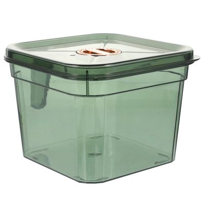 TIDTALEO Transparent Vegetable Fruit Storage Box for Refrigerator Square PP Food Container Odor-resistant Fresh-keeping Organizer Stackable Kitchen Storage Bin