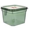 TIDTALEO Transparent Vegetable Fruit Storage Box for Refrigerator Square PP Food Container Odor-resistant Fresh-keeping Organizer Stackable Kitchen Storage Bin view 1