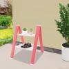 GUIAFUHYE Step Ladder 2 Step Folding Step Stool Step Ladder with Wide Anti-Slip Pedal Step Stool Foldable for Adults Lightweight, Portable Steel Use for Home and Office (17.72 * 19.29 in) view 2