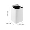 Cabilock Double Layer Lidless Trash Can Capacity for Kitchen Bedroom Bathroom Home Efficient Waste Separation Container Modern Nordic Style Garbage Bin for Versatile Use view 2