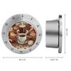 Coffee and Sweets Sugar Chocolate Visual Timers for Cooking Stainless Steel Mechanical Timer 60 Minute Desk Countdown Clock with Loud Alarm-No Batteries Required- Magnetic Backing view 2