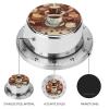 Coffee and Sweets Sugar Chocolate Visual Timers for Cooking Stainless Steel Mechanical Timer 60 Minute Desk Countdown Clock with Loud Alarm-No Batteries Required- Magnetic Backing view 3