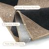 PureCozy 8x10 Black Checkered Washable Area Rug Indoor Outdoor Non Slip view 4