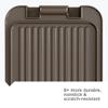 Electric Indoor Grill for 2 People with Panini Press Function - Non-Stick Surface, Compact Slim Size, Drip Tray Included, Black Finish view 4