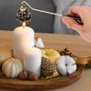 HOMOCONO Vintage Candle Snuffer in Brown Zinc Alloy for Deep Jar Wax view 4