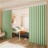 Room Divider Curtain, No Drilling Room Separator, Adjustable Room Divider, Freestanding Privacy Screen Partition for Living Room, Bedroom(Green,Width8.2m) view 1