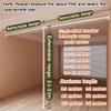 Room Divider Curtain, No Drilling Room Separator, Adjustable Room Divider, Freestanding Privacy Screen Partition for Living Room, Bedroom(Yellow,Width8.2m) view 2