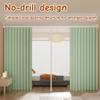Room Divider Curtain, No Drilling Room Separator, Adjustable Room Divider, Freestanding Privacy Screen Partition for Living Room, Bedroom(Yellow,Width8.2m) view 4