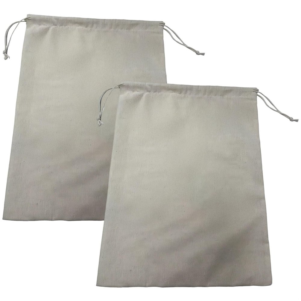 Vestamore 2 Reusable Linen Bread Storage Bags 11.8 X 15.7 In With Drawstring Closure, Perfect For Homemade Breads