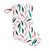 Botas Navideas White and Purple Lines Christmas Stockings Gifts Stockings Christmas Stocking Stuffers Family for Men 18 12 inch view 1