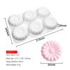 3-Pack Silicone Mold Set, 6-Cavity Flower Daisy Shapes for Baking Fondant Chocolate Mousse Cake Decorating Supplies view 4
