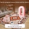 Heated Floor Carpet, Electric Heating Large Rug, Heated Floor Mats for Heating at Winter Parties, Features Timer and Temperature Control, Graphene Electric Heated Rug(D,300x200cm) view 4