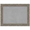 Amanti Art Silver Framed Magnetic Board, 33x25, Traditional Office Decor view 1