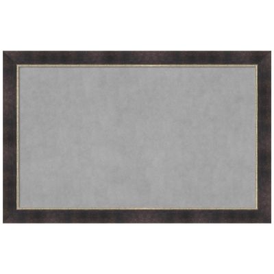 Amanti Art Bronze Framed Magnetic Board 29x45 Large Vision Board for use with Magnets, 100% Metal Sheet to Display Items as Office Decor or for Home Organization in mudroom, Kitchen or Kids Room