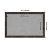Amanti Art Bronze Framed Magnetic Board 29x45 Large Vision Board for use with Magnets, 100% Metal Sheet to Display Items as Office Decor or for Home Organization in mudroom, Kitchen or Kids Room view 2