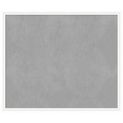 Amanti Art White Framed Magnetic Board 43x51 Oversize Vision Board for use with Magnets, 100% Metal Sheet to Display Items as Office Decor or for Home Organization in mudroom, Kitchen or Kids Room