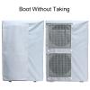 Air Conditioner Covers for Outside, Mesh AC Unit Cover for Outside, Central Air Conditioner Outdoor, 600D Oxford Fabric(37x14x49in/96x36x125cm) view 3