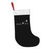 AMZWZSH Christmas Stockings, Kitesurfing Heartbeat Xmas Stockings, 18" Large Xmas Stocking, Christmas Party Fireplace Family Hanging Stocking Decorations(Black White) view 1