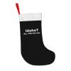 AMZWZSH Christmas Stockings, Idaho No You Da Ho Xmas Stockings, 18" Large Xmas Stocking, Christmas Party Fireplace Family Hanging Stocking Decorations(Black White) view 1