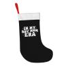 AMZWZSH Christmas Stockings, in My Boy Mom Era Xmas Stockings, 18" Large Xmas Stocking, Christmas Party Fireplace Family Hanging Stocking Decorations(Black White) view 1