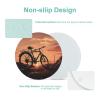 Road Bicycle Tempered Glass Cutting Board Kitchen Counter Protector Round Chopping Mat Perfect for Bread Meat Veggies Fruit & More (Diameter: 7.6) view 3