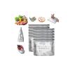10PC Reusable Aluminum Foil Sealable Storage Bags,2026 New Resealable Vacuum Zipper Pouches for Food,Heat Resistant & Leakproof,Stand Up Foil Sealable Bags w Label Zip Lock for Vegetable Fruit Meat view 1