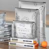 10PC Reusable Aluminum Foil Sealable Storage Bags,2026 New Resealable Vacuum Zipper Pouches for Food,Heat Resistant & Leakproof,Stand Up Foil Sealable Bags w Label Zip Lock for Vegetable Fruit Meat view 3