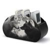 FekiLoot Wolves Love Under The Moon Wild Animal Remote Control Holder, PU Leather Remote Control Organizer Box Stationery Remote Control Box Desk Storage Organizer for DVDs,Glasses,Pens,Media Players view 1
