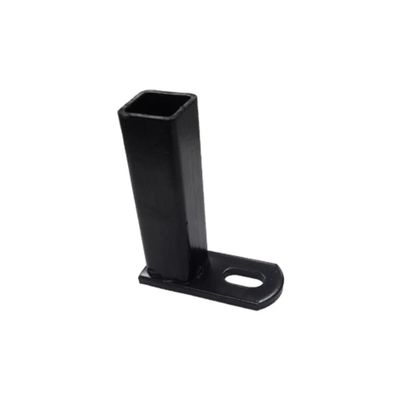 FIXED UP FINDS for 1 Fence Mounting Bracket for Square Steel Tube Decorative Rails Black Finish