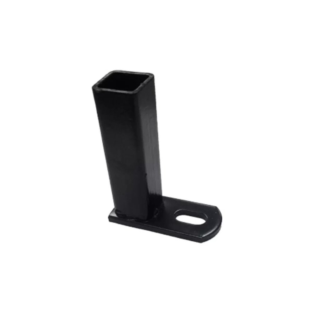 FIXED UP FINDS for 1 Fence Mounting Bracket for Square Steel Tube Decorative Rails Black Finish