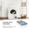 Vestamore Laundry Powder Container, Large Capacity Pod Holder with Measuring Cup and Slide Lid view 2