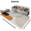 Graphene Electric Heating Carpet, Electric Heated Foot Warmers, Removable Heated Floor Mat Under Desk, Indoor Floor Heating Pad for Yoga, Machine Washable(B,200 * 300cm) view 2