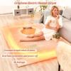 Graphene Electric Heating Carpet, Electric Heated Foot Warmers, Removable Heated Floor Mat Under Desk, Indoor Floor Heating Pad for Yoga, Machine Washable(B,200 * 300cm) view 3