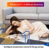 Graphene Electric Heating Carpet, Electric Heated Foot Warmers, Removable Heated Floor Mat Under Desk, Indoor Floor Heating Pad for Yoga, Machine Washable(B,200 * 300cm) view 4