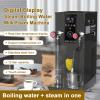 12L Pro Milk Frother & Auto Water Boiler - Commercial Steam Machine 2500 W, Precision Temp Display + Steam Pressure Gauge, Stainless Steel Inner Tank, Cafe/Pearl Tea Ready White view 2
