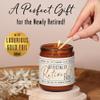 Retirement Gift for Woman - 'Officially Retired 2026' Candle, w/Champagne on Ice I Happy Retirement Gifts for Women 2025 I Retired Gifts for Women I 50Hr Burn, Made in USA view 4