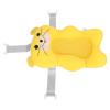 Baby Bath Tub Cushion Cartoon Animal Shaped Soft Pillow Adjustable Strap Sink Bath Mat for Infants and Newborns Milk Silk Fabric Yellow 50 x 34cm view 3
