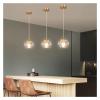 Modern Led Crystal Pendant Light Ceiling Lamp Adjustable Kitchen Island Bedroom Nordic Aisle Decor Corridor Hanging Fixture,luminaire view 1