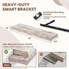 Acovy 24 Inch Floating Shelves for Wall 2 Pack, 24" Wall Shelves for Books, Storage, Decor, Wall Mounted Floating Shelf with Invisible Brackets for Kitchen, Living Room, Rustic view 2