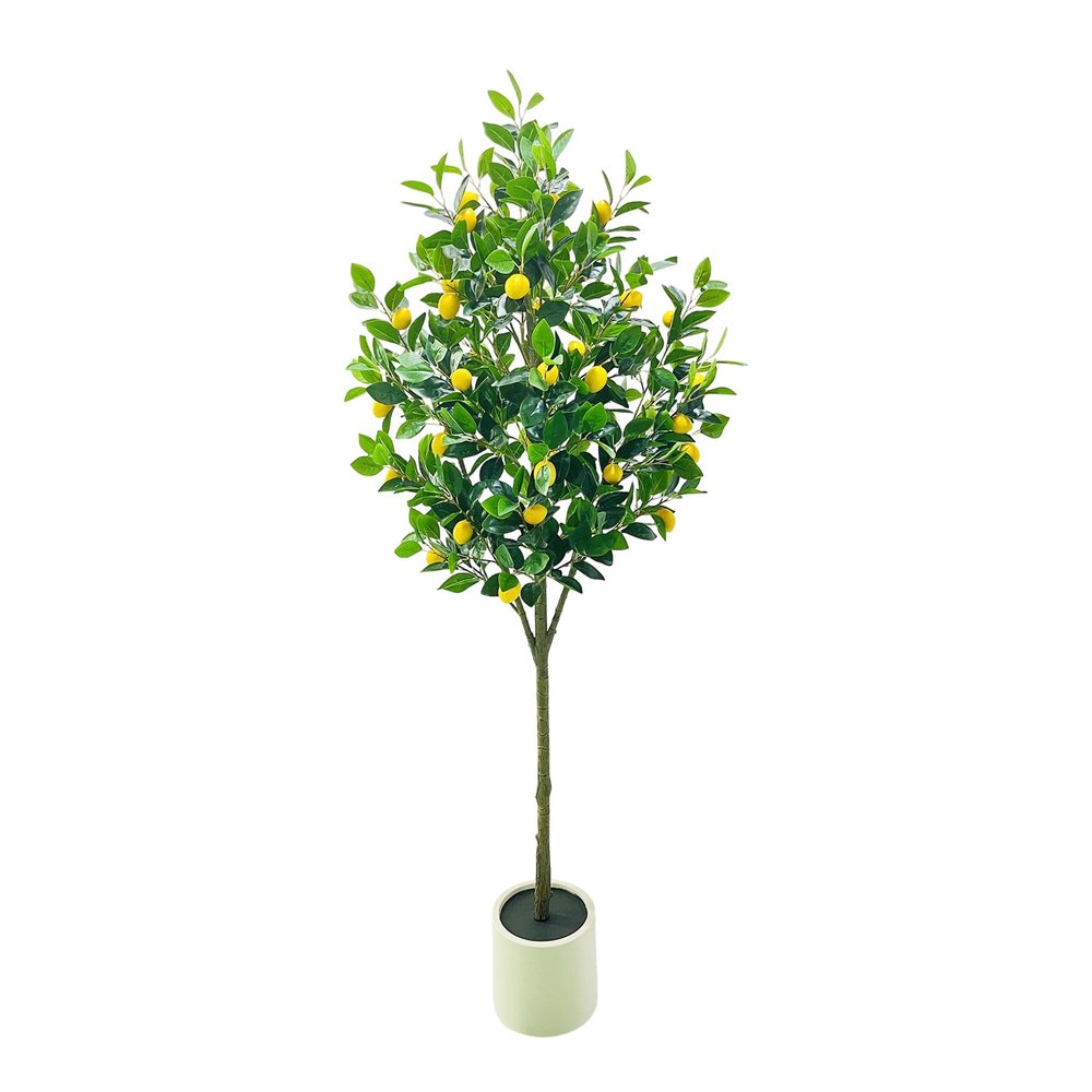 5FT Artificial Trees Indoor, Faux Tree, Artificial Planter, Artificial Fake Tree Flower Potted, Thanksgiving Christmas, Artificial Plants for Home Office Wedding Party Gifts Indoor Outdoor Decor