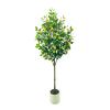 5FT Artificial Trees Indoor, Faux Tree, Artificial Planter, Artificial Fake Tree Flower Potted, Thanksgiving Christmas, Artificial Plants for Home Office Wedding Party Gifts Indoor Outdoor Decor view 1