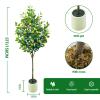 5FT Artificial Trees Indoor, Faux Tree, Artificial Planter, Artificial Fake Tree Flower Potted, Thanksgiving Christmas, Artificial Plants for Home Office Wedding Party Gifts Indoor Outdoor Decor view 2