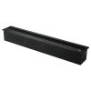 UYCVT Fireplace 47.2" in-Wall Recessed Electric Fireplace Stainless Steel Metal Panel Touchable Simulation Flame ?Low Noise ? Indoor Fireplace view 1