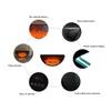 UYCVT Decorative Fireplace Recessed Electric Fireplace, Wall Mounted Semi Circular Decorative, Adjustable Flames-60cm view 3