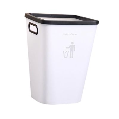 ARTSEWPLY Large Plastic Kitchen Trash Can with Body and Press-Ring Design Household Garbage Container for Home Bedroom Bathroom and Living Waste Disposal